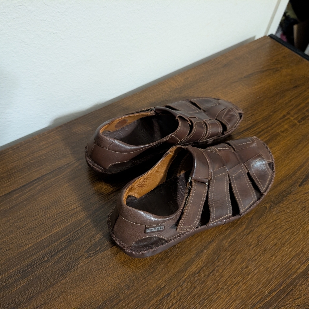 Pikolinos Tarifa Mens Sandals Size 43 Europe 10 US Brown - Picture 2 of 6